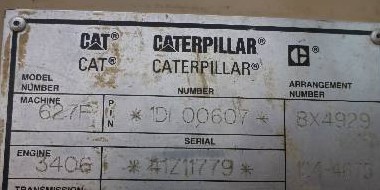 Décapeuse de marque CATERPILLAR année 1998 — photo 5